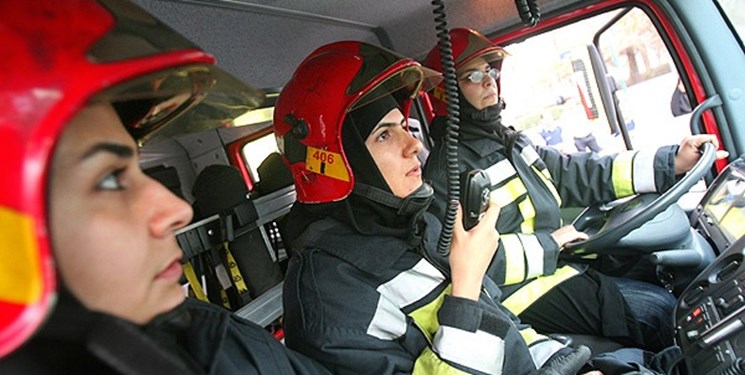 مشخص شدن زمان فعالیت زنان آتش نشان در تهران
