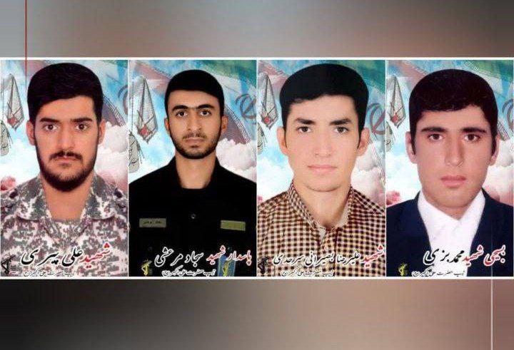 تصاویر شهدا حادثه تروریستی منطقه لار